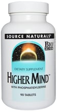 Source Naturals Higher Mind, 90 Tablets Улучшение Работы Мозга