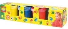 Ses Пальчиковые краски - Мои первые рисунки (4 цвета, в пластиковых баночках) (0305S)