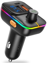 FM-трансмиттер XO BCC09 Smart Bluetooth MP3 with TF card slot +PD 25W Car charger (BCC09)