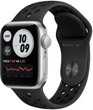 Apple Watch Nike SE 40mm GPS + LTE Silver Aluminum Case with Anthracite / Black Nike Sport Band (MG0V3, MX8C2AM)