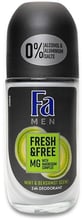 Fa Men Fresh&Free Mint & Bergamot Scent 50 ml Дезодорант-ролик с Магний-комплексом Аромат ментол-бергамот