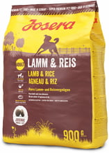 Сухий корм для дорослих собак Josera Lamb & Rice 900г (4032254745235)