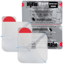 Пов'язка оклюзійна North American Rescue HyFin Vent Chest Seal Twin Pack вентильована (НФ-00002148)