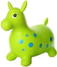 Детский прыгун-лошадка METR+ MS 0372 резиновый (Зеленый)