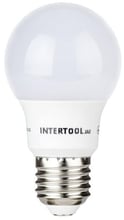 Светодиодная лампа INTERTOOL LL-0003 LED A55, E27, 7Вт, 150-300В, 4000K