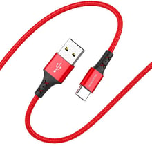 Borofone USB Cable to USB-C Enjoy 1m Red (BX20)
