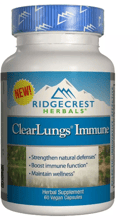RidgeCrest Herbals, Clear Lungs, 60 Vegan Caps (RCH139)