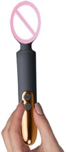 Вібромасажер Rocks Off Oriel, водонепроникний, гнучка головка, невеликий і потужний, LED підсвічування