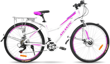 Велосипед Atlantic 2022' 26" Canaria NX A2NX-2642-WP S/16"/42см (1698) white/pink