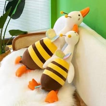 Мягкая игрушка Гусь в костюме пчелки 70 см (K15301)