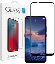 ACCLAB Tempered Glass Full Glue Black for Nokia 5.4