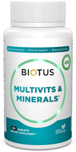 Biotus Multivits & Minerals Мультивитамины и минералы 120 таблеток