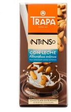 Шоколад молочный Trapa Intenso с миндалем 175г