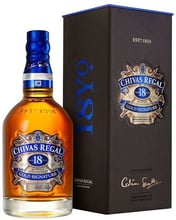Виски Chivas Regal 18 years old 1,0л. 40% with box