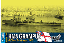 Английский эсминец COMBRIG HMS Grampus (G-Class), 1910 года
