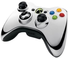 Microsoft Xbox 360 Wireless Controller Chrome Silver