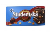 Шоколад Studentska черный с изюмом 180 г (DL6425)