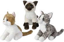 Плюшевая игрушка Nicotoy Сидящий котенок, 3 вида, 28 см (5833052)