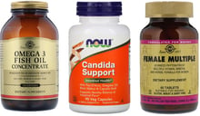 Набор Биологически Активных Добавок для женщин (Multiple Vitamin + Candida Support + Omega 3)
