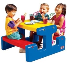Детский стол для пикника Little Tikes (синій/жовт/черв) (4795)