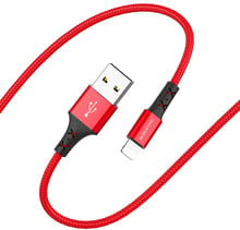 Borofone USB Cable to Lightning Enjoy 1m Red (BX20)