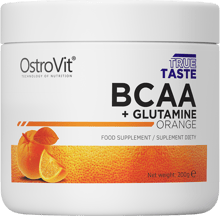 OstroVit BCAA + Glutamine 200 g/ 20 servings / Orange