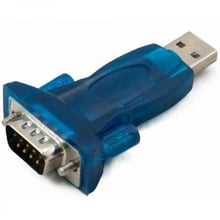 Extradigital High-Speed USB 2.0 to Serial RS-232 DB-9, HL-340, Blue, PVC (KBU1654)