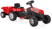 Трактор педальный Pilsan с прицепом красный (07-316 RED)
