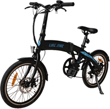 Электровелосипед Like.Bike Flash (black/blue)