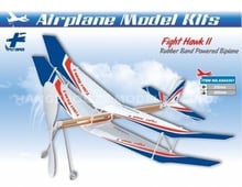 Биплан ZT Model Flight Hawk II с резиномотором (AA04101)