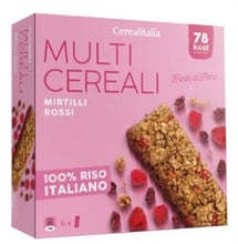 Батончик Cerealitalia мультизерновой Day By Day Красные ягоды с витаминами и минералами 126 г (8010121021282)