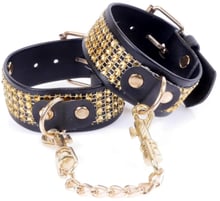 Наручники с кристаллами Fetish Boss Series - Handcuffs with cristals Gold (BS3300095)