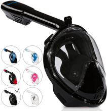 Маска для снорклинга Just Breath Pro Diving Mask S / M Black + водонепроникний чохол для смартфона в подарунок