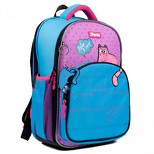 Рюкзак школьный полукаркасный 1Вересня S-97 Pink and Blue (559493)