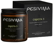 Pesivima Omega 3 Омега-3 500 мг Premium fish oil з високим вмістом EPA & DHA120 капсул