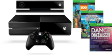 Microsoft Xbox One 500GB Kinect + 3 Kinect Games Bundle