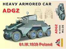 Тяжелый AMG Models бронированный автомобиль ADGZ (I.IX.1939 г., Польша)