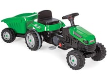 Трактор педальный Pilsan с прицепом зеленый (07-316 GREEN)