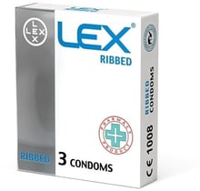 Презервативы LEX Ribbed 3 шт