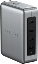 Satechi Wall Charger Travel 4xUSB-C GaN 145W Space Gray (ST-W145GTM)