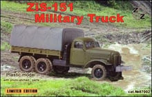 Модель ZZ Modell Военный грузовик ЗИС-151 (ZZ87002)