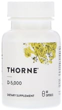 Thorne Research D-5,000 60 Caps Витамин D-5000