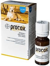 Суспензія Bayer/Elanco Procox для лікування від ендопаразитів для собак 7.5 мл (4007221037941)