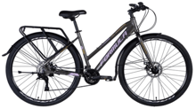 Велосипед AL 28" Formula CURSOR WOMAN DD рама с багажником задн St с крылом Pl 2024 (лиловый) (OPS-FR-28-031)