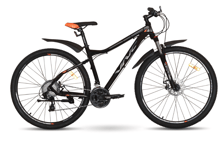 Велосипед VNC 2023' 29" MontRider A4 V1A4-2951-BO 51см (0165) black (shiny)/orange (matt)