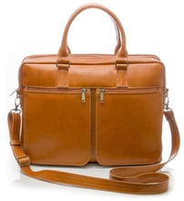 Solier DUNDEE Leather Bag Camel (SL01Camel) for MacBook Pro 15"