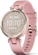 Garmin Lily Cream Gold Bezel with Dust Rose Case and Silicone Band (010-02384-13)