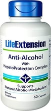Life Extension Anti-Alcohol HepatoProtection Complex 60 Caps (LEX-22400)