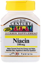 21st Century Niacin 100 mg 110 Tablets
