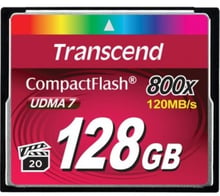Transcend 128GB CompactFlash 800X (TS128GCF800)